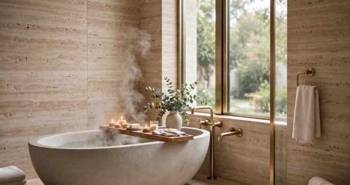 Spa-inspired luxury washroom